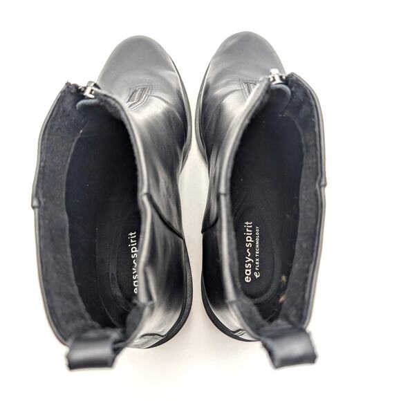 Easy Spirit Vasso Zip-Up Ankle Bootie Women's Almond Toe Black Size US9.5M EU40 - Picture 8 of 13